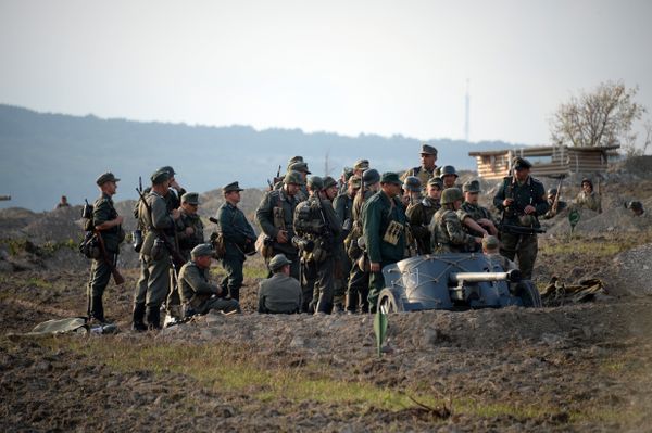 Реконструкция сражения за Севастополь в мае 1944 года в рамках Крымского военно-исторического фестиваля