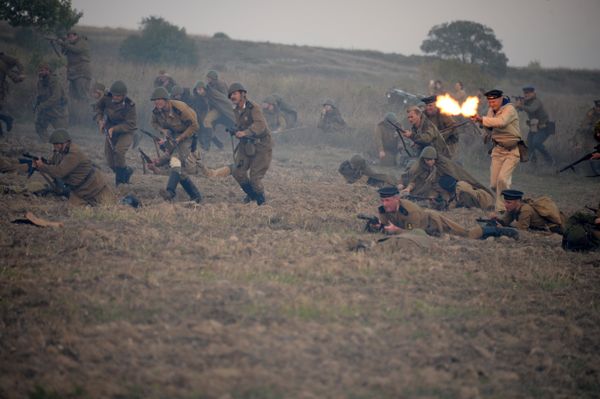 Реконструкция сражения за Севастополь в мае 1944 года в рамках Крымского военно-исторического фестиваля
