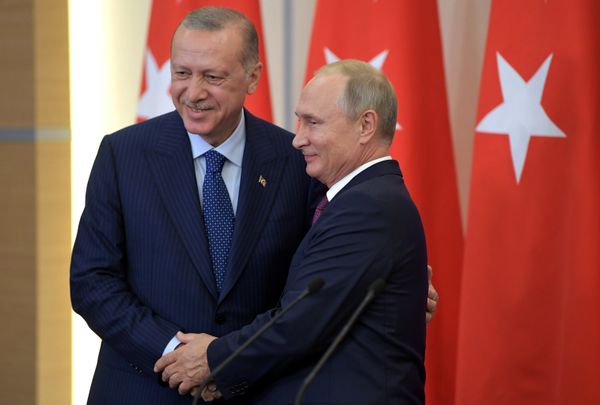 Встреча президентов России и Турции Владимира Путина и Реджепа Эрдогана в Сочи 17.09.2018 г.