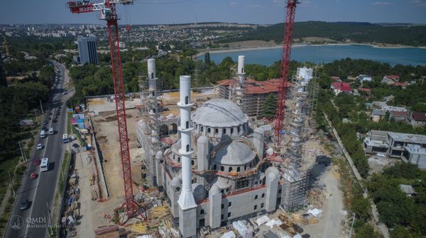 Строительство Соборной мечети в Симферополе
