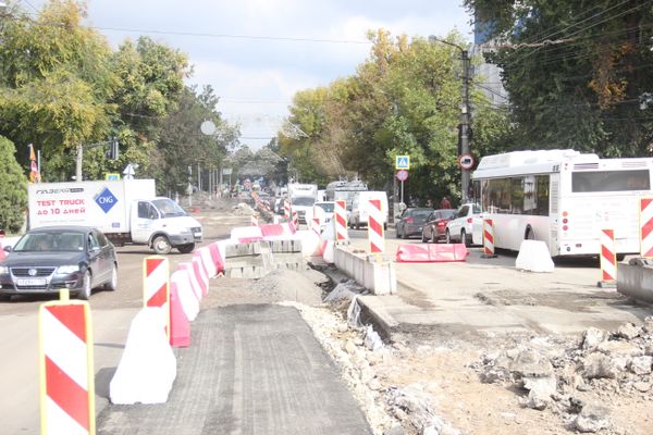 Капитальный ремонт дороги по улице Севастопольская в Симферополе
