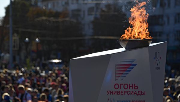 Эстафета огня XXIX Всемирной зимней универсиады в Крыму