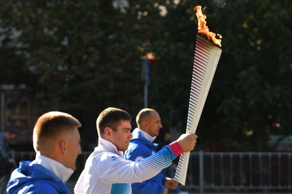 Эстафета огня XXIX Всемирной зимней универсиады в Крыму
