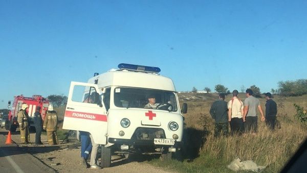 ДТП с участием грузового и легкового автомобилей в Бахчисарайском районе. 6.10.2018
