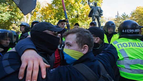 Акция националистов в Киеве