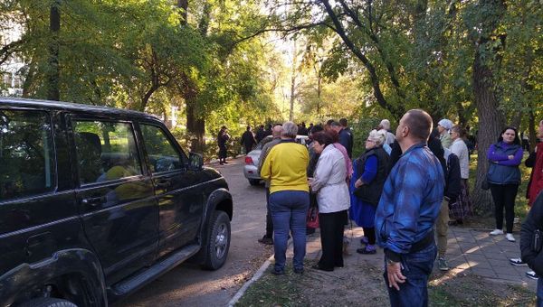 На месте взрыва в Керченском политехническом колледже. 17 октября 2018