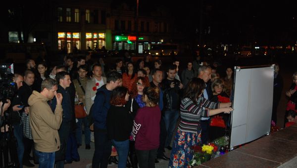 Траурные мероприятия в Симферополе в связи с трагедией в Керченском политехническом колледже. 17 октября 2018 Траурные мероприятия в Симферополе в связи с трагедией в Керченском политехническом колледже. 17 октября 2018