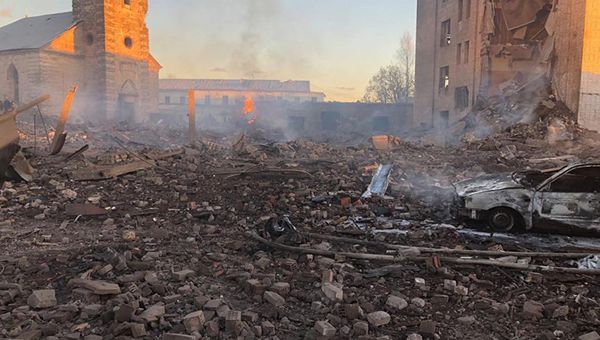 Взрыв на территории завода Авангард в Ленинградской области