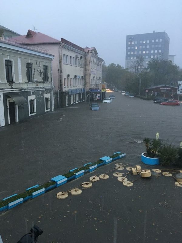 Последствия ливня в Тупасе