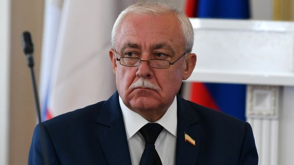 Председатель комитет Госсовета РК по межнациональным отношениям Юрий Гемпель на IV международной конференции Крым в современном международном контексте - 2018 в Ливадии 25.10.2018 г.