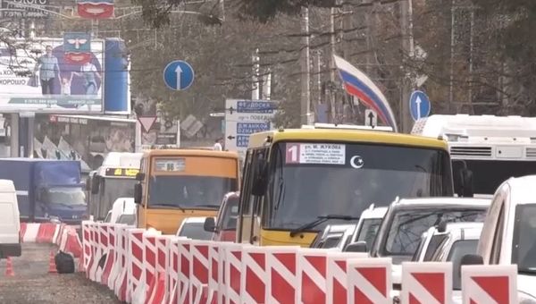 Ремонт дороги по Проспекту Кирова в Симферополе