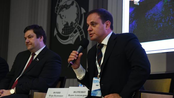 Министр курортов и туризма Крыма Вадим Волченко на VII форуме Открытый Крым