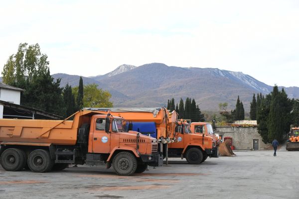 Дорожная техника ГУП РК Крымавтодор