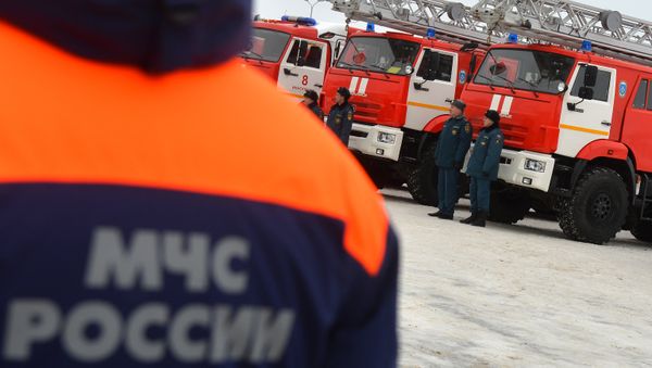 Торжественная передача техники  МЧС
