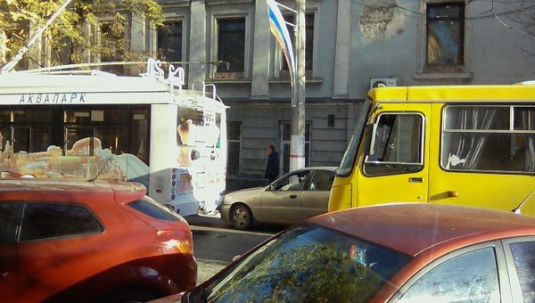 ДТП на улице Александра невского в Симферополе