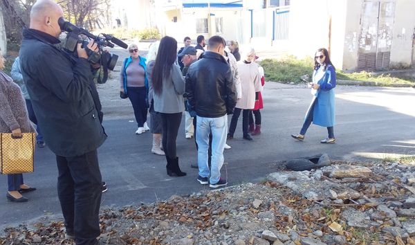 Некачественный ремонт улиц в Симферополе 