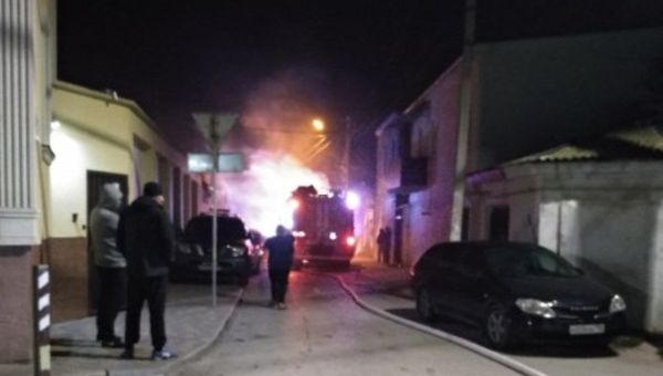 Пожар в Евпатории. 12 ноября 2018