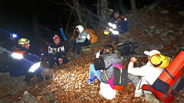 Поисково-спасательная операция в горах Бахчисарайского района Крыма