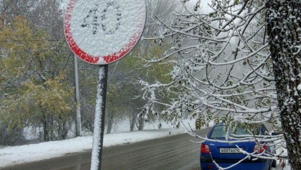 Снег в Крыму. 13 ноября 2018