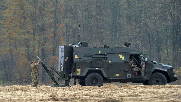 Испытания украинского мобильного минометного комплекса Барс-8ММК