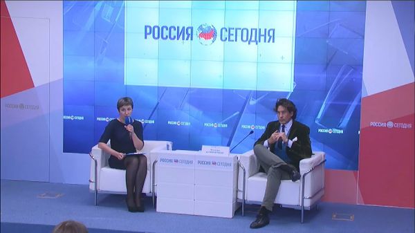 Пресс-конференция испанского путешественника Альваро де Маричалара 