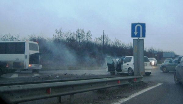 ДТП в районе поселке Гвардейское Симферопольского района, 21.11.2018 г.