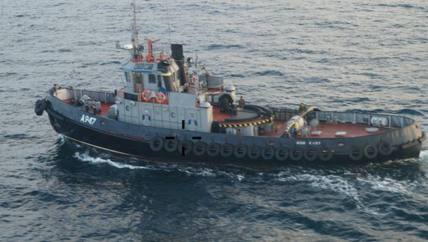Корабли ВМСУ в Керченском проливе, 25.11.2018 г.