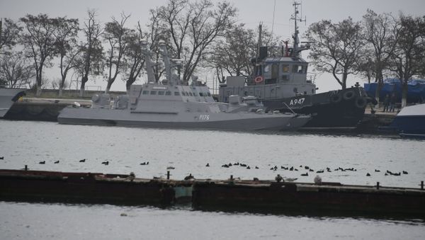 Задержанные украинские суда в порту Керчи. 26 ноября 2018 Задержанные украинские суда в порту Керчи. 26 ноября 2018
