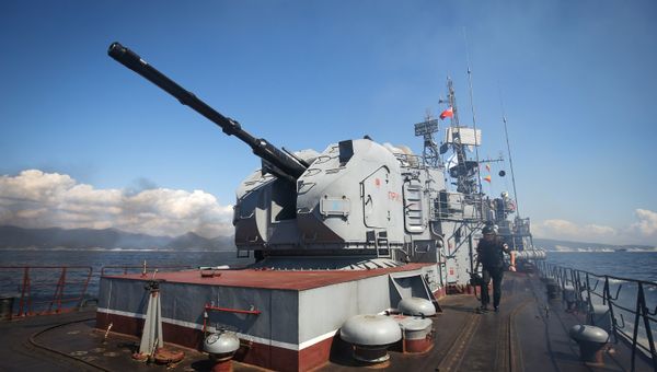 Корабельная артиллерийская установка АК-176 Корабельная артиллерийская установка АК-176