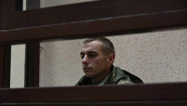 Старший матрос буксира Яны Капу Владимир Терещенко на заседании Киевского районного суда Симферополя. 27 ноября - 2018 Старший матрос буксира Яны Капу Владимир Терещенко на заседании Киевского районного суда Симферополя. 27 ноября - 2018