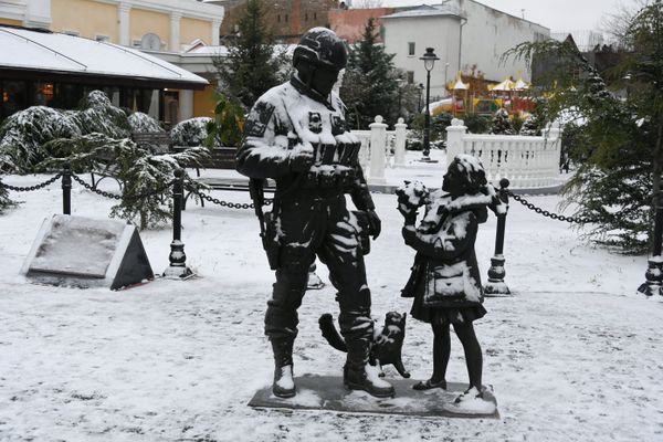 Снег в Симферополе. 29 ноября 2018