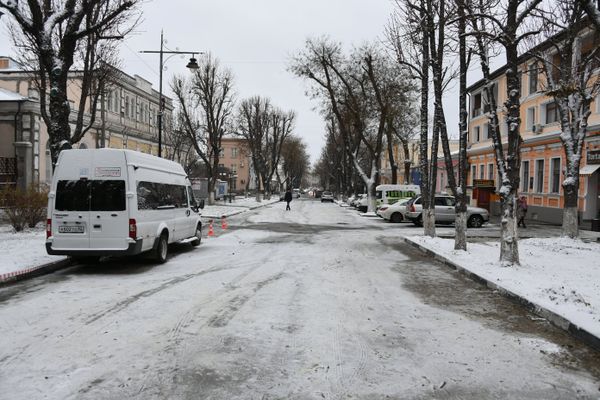 Снег в Симферополе. 29 ноября 2018