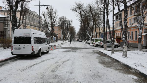 Снег в Симферополе. 29 ноября 2018