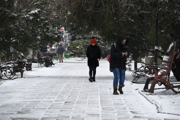 Снег в Симферополе. 29 ноября 2018