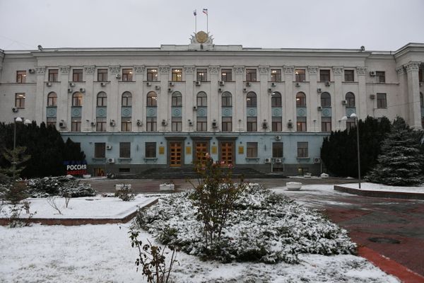 Снег в Симферополе. 29 ноября 2018