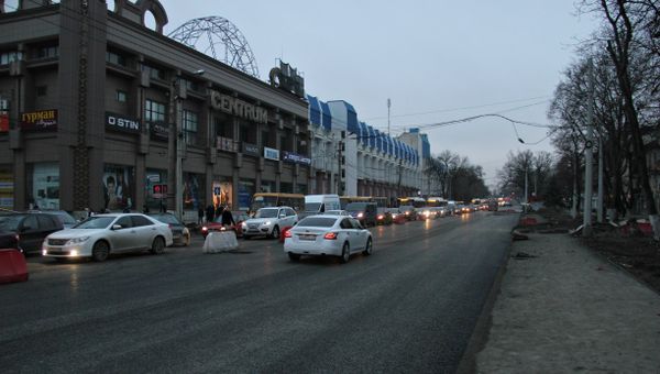 Тестовый запуск движения по пяти полосам улицы Севастопольская в Симферополе