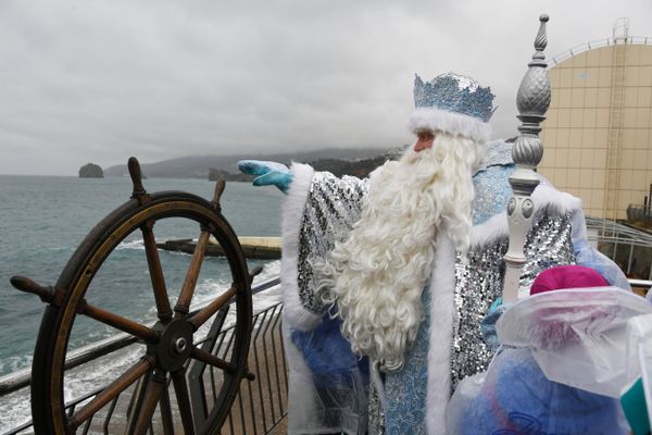 Дед Мороз в МДЦ Артек