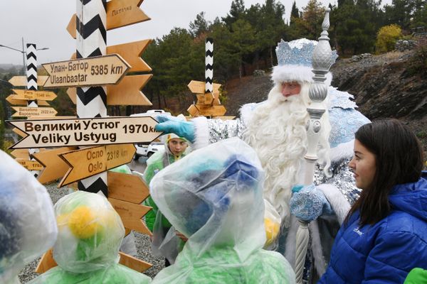 Дед Мороз в МДЦ Артек