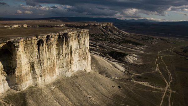 Белая скала в Крыму