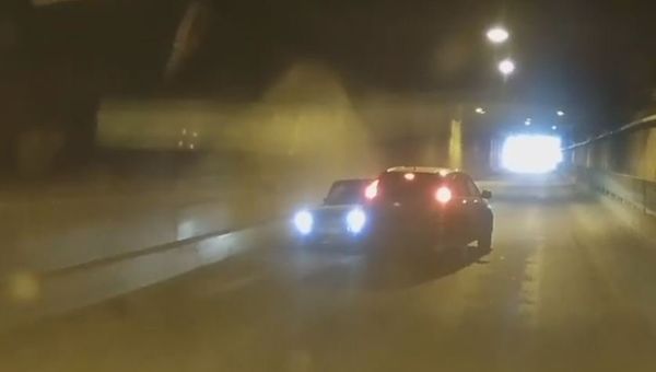 ДТП с участием двух автомобилей в тоннеле под Симферополем
