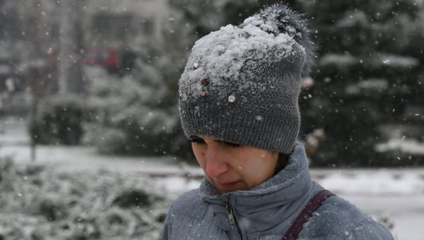 Снег в Симферополе, 13.12.2018 г.