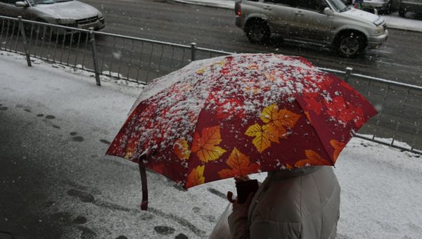 Снег в Симферополе, 13.12.2018 г.