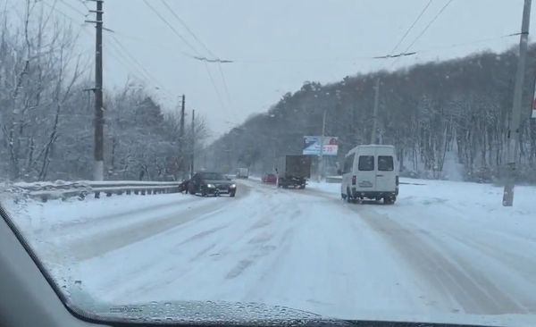 Непогода в районе Ангарского перевала, 13.12.2018 г.