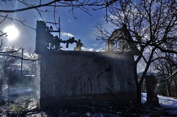  Последствия пожара в жилом доме в селе Мраморное Симферопольского района 