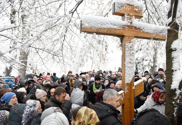 Акция прихожан УПЦ МП против Объединительного собора на Украине. 15 декабря 2018 Акция прихожан УПЦ МП против Объединительного собора на Украине. 15 декабря 2018
