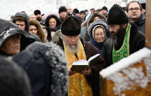 Акция прихожан УПЦ МП против Объединительного собора на Украине. 15 декабря 2018 Акция прихожан УПЦ МП против Объединительного собора на Украине. 15 декабря 2018