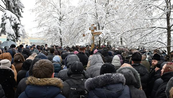 Акция прихожан УПЦ МП против Объединительного собора на Украине. 15 декабря 2018 Акция прихожан УПЦ МП против Объединительного собора на Украине. 15 декабря 2018