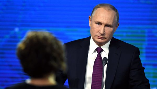 Ежегодная большая пресс-конференция президента РФ В. Путина
