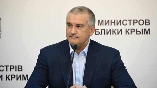 Глава Республики Крым Сергей Аксенов на пресс-конференции, посвященной итогам 2018 года