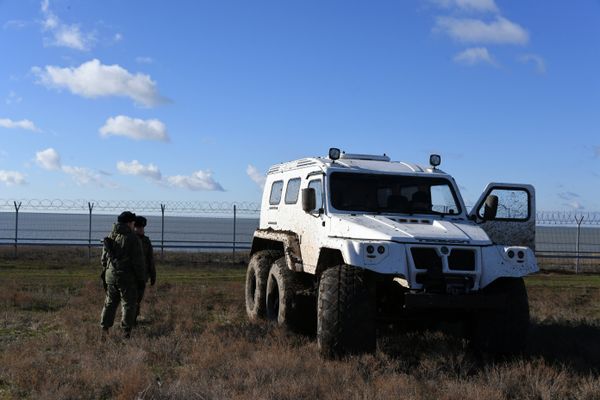 Новый рубеж Крыма на границе с Украиной